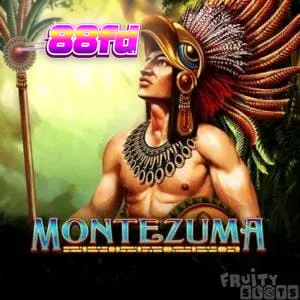 A vibrant display of the Montezuma slot game featuring Aztec-themed symbols and golden reels.